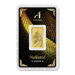 Gold 99.99 1Baht (15.244g.) Nakarat (พญานาค)