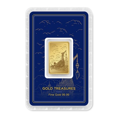 Gold 99.99 1 OZ. (31.104g.) Suphannahong (เรือสุพรรณหงส์)